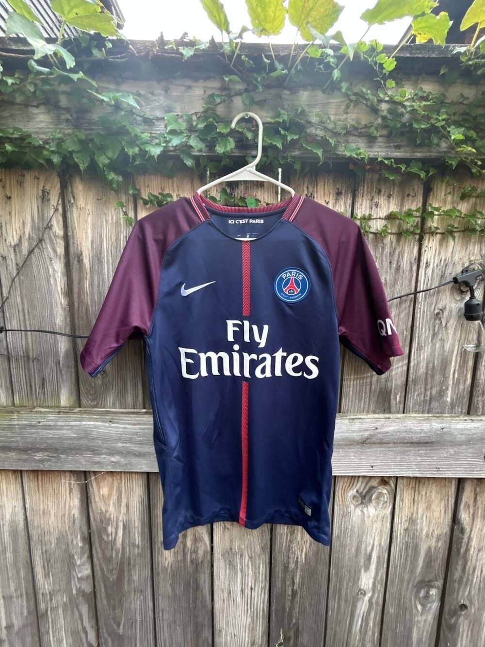 Nike Paris Saint-Germain PSG Mbappe 29 Jersey Size S Home Soccer 2017